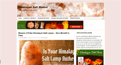Desktop Screenshot of himalayansaltshaker.com