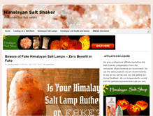 Tablet Screenshot of himalayansaltshaker.com